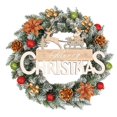thumbnail image 2 of Corona de Navidad,Corona navideña para decorar entrada,Guirnalda de puerta colgante,guirnalda artificial para decoración del hogar,Guirnalda de flores artificiales para, 2 of 8