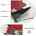 thumbnail image 4 of Rectangle Rug 2x3ft Area Rug,Valentine's Day Roses Area Rugs for Living Room Bedroom,Watercolor Country Floral Art Floor Mat Non-Slip Non-Shedding Carpet Indoor Accent Rugs, 4 of 9