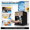 thumbnail image 2 of 5 Gallon Water Dispenser, Top Loading Hot Cold Water Dispenser for 1.2 to 5 Gallon Bottle, Practiacal Freestanding Countertop Water Cooler with 3 Temperature Setting for Home, Office, and School, 2 of 9