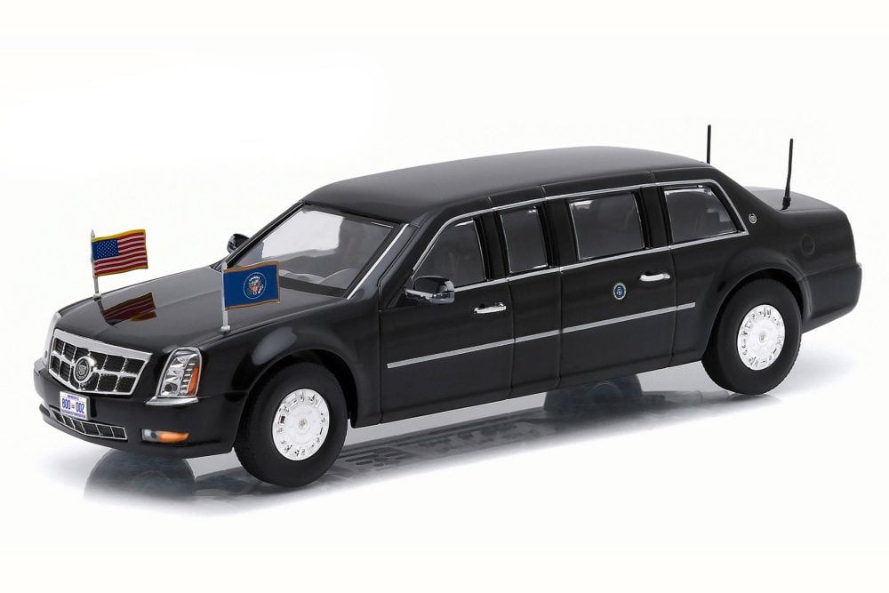 Barack Obama Limousine 'The Beast' Greenlight 86110D 1/43 Scale
