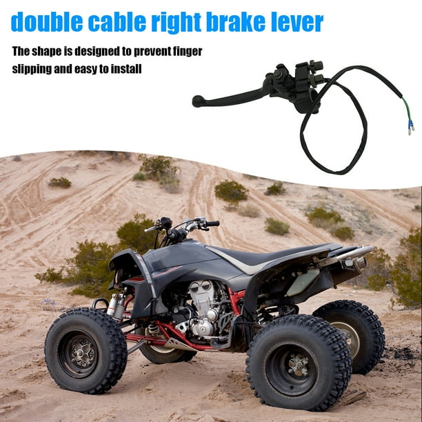 Palanca de freno 7/8 Dual Pull RH con freno de estacionamiento para ATV Quad Bike 4 Wheeler Ndcxsfigh Accesorios para autos y motos