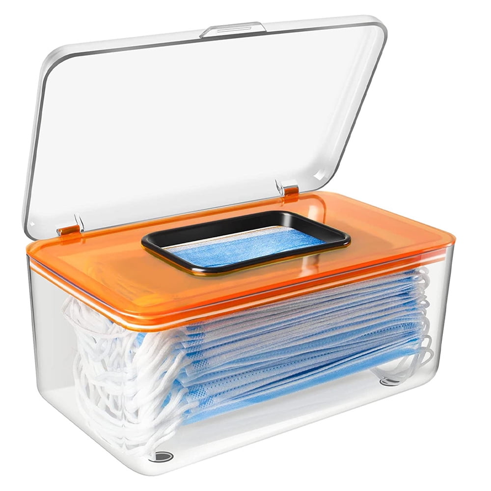 Mask Dispenser,Mask Holder Storage Box for Damp-Proof Mask Case with ...