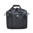 thumbnail image 4 of Bolsa con forro para cesta delantera de bicicleta, bolsa delantera con cordón para bicicleta eléctrica, bolsa de compras de mano, color negro, 4 of 8