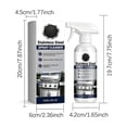 thumbnail image 3 of Stainless Steel Cleaner Polish Spray, Removes Fingerprints Grease Water Stains Restores Shine Streak Free, for Kitchen Appliances Sink Fridge Grill Home Use, 3 of 9