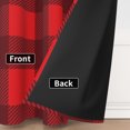 thumbnail image 7 of Tchckioa Merry Christmas Red Grid Blackout Curtains,Thermal Insulated Grommet Drapel for Living Room(2 Panels,52x84), 7 of 7