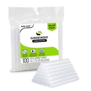 Surebonder Mini Hot Glue Sticks 100-Pack, Clear, Non-Toxic, Multi-Temp, 4-Inch x 0.27-Inch for Mini Glue Guns, DIY, Arts, Crafts & Home Repairs