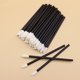 thumbnail image 1 of Xiao Hua 150 aplicadores de pinceles para labios, aplicadores de lápiz labial negro, varitas de brillo labial para maquillaje, decoración de uñas, pintura, pincel de detalle (negro), 1 of 3