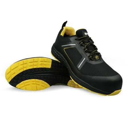

ANDANDA Work Shoes for Men Puncture Proof Anti Slip Work Shoes Ultra Lightweight Breathable Composite Toe Sneakers