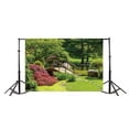 thumbnail image 3 of BSDHOME 7x5ft Photography Backdrop Nature Park Trees Bridge Grass Field Sunshine River Photo Background Backdrops, 3 of 4