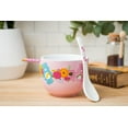 thumbnail image 6 of Silver Buffalo Microwave Safe Bowl, Ceramic Pink Spring Floral, 20 oz, 6 of 8