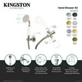 thumbnail image 4 of Kingston Brass KX1062SD Victorian Hand Shower Kit, Polished Brass, 4 of 5