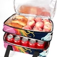 thumbnail image 5 of Unicorn Insulated Double Layered Lunch Bag with Two Compartments, Large Capacity, Hand Carry, 7.1x11.4x16.1 Inches, Refrigerated Lunch Bags, 5 of 6