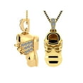 thumbnail image 3 of Birthstone Shoe Pendant Necklace w/ Pure Brilliance Zirconia - 10K Yellow Gold - November, 3 of 8
