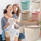thumbnail image 4 of Portable dirty clothes basket, dirty clothes basket, Creamy white, 4 of 5