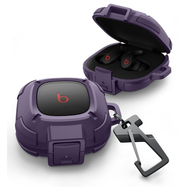 Funda protectora resistente Dexnor para Beats Fit Pro (2021), color morado
