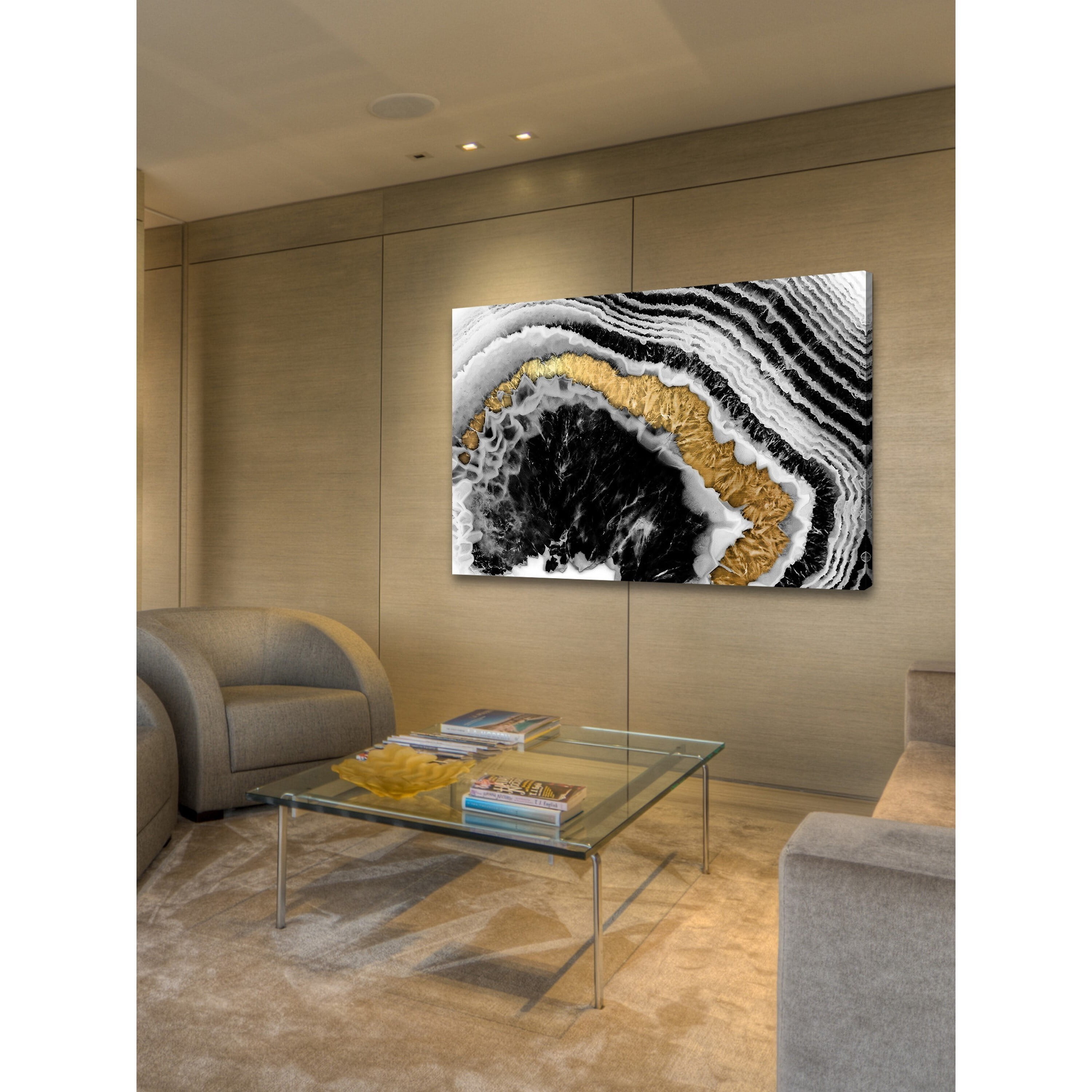 Marmont Hill - "The Eye of Gold" Painting Print on Wrapped Canvas