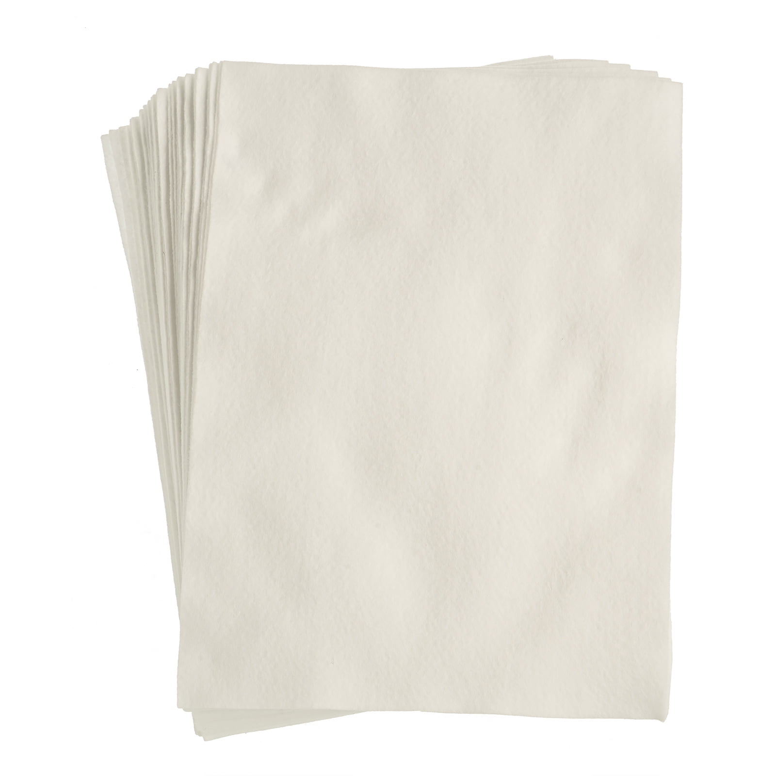Craft Planet - 24 Fogli Di Feltro Bianco Per Fai Da Te E Cucito (30 X 23 Cm)