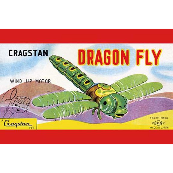 Cragstan Dragon Fly- Fine Art Canvas Print (20" x 30")