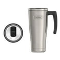 thumbnail image 3 of Thermos Stainless Steel Mug w/ Slide Lock Lid, Matte Stainless Steel , 18 oz, 3 of 8