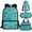Capybara Lemon Teal, variant on Jeiento Capybara Backpack for Girls 8-12 School Bag Boys with Lunch Bag Pencil Case Water Bottle Sleeve 4Pcs/Set Lemon Bookbag Elementary School Satchel Kids Child Daypack Teal