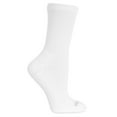 thumbnail image 2 of Fruit of the Loom Cushion Everyday Crew Socks for Women, White, Sizes 8-12 (10-Pack), 2 of 5