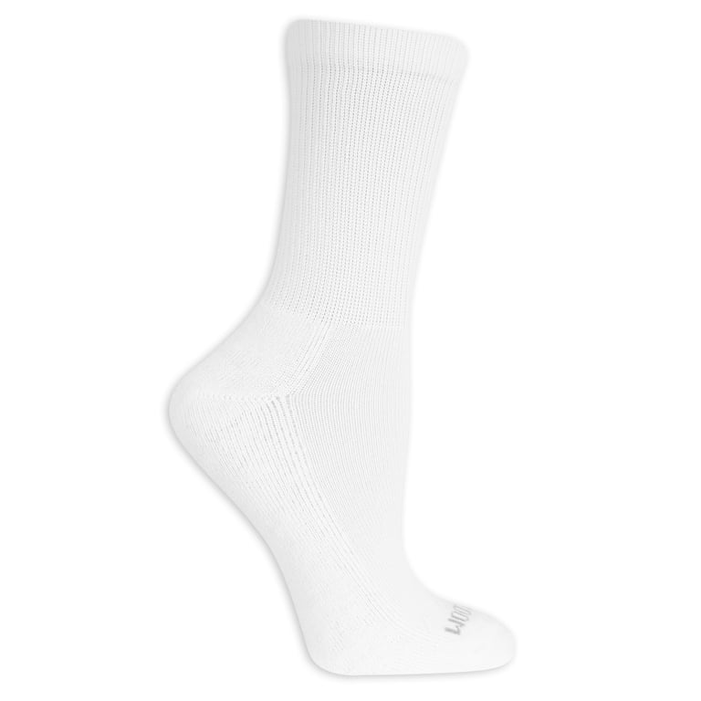 Crew Socks Fruit Of The Loom Womens Everyday Soft Cushioned , 10-Pack ...