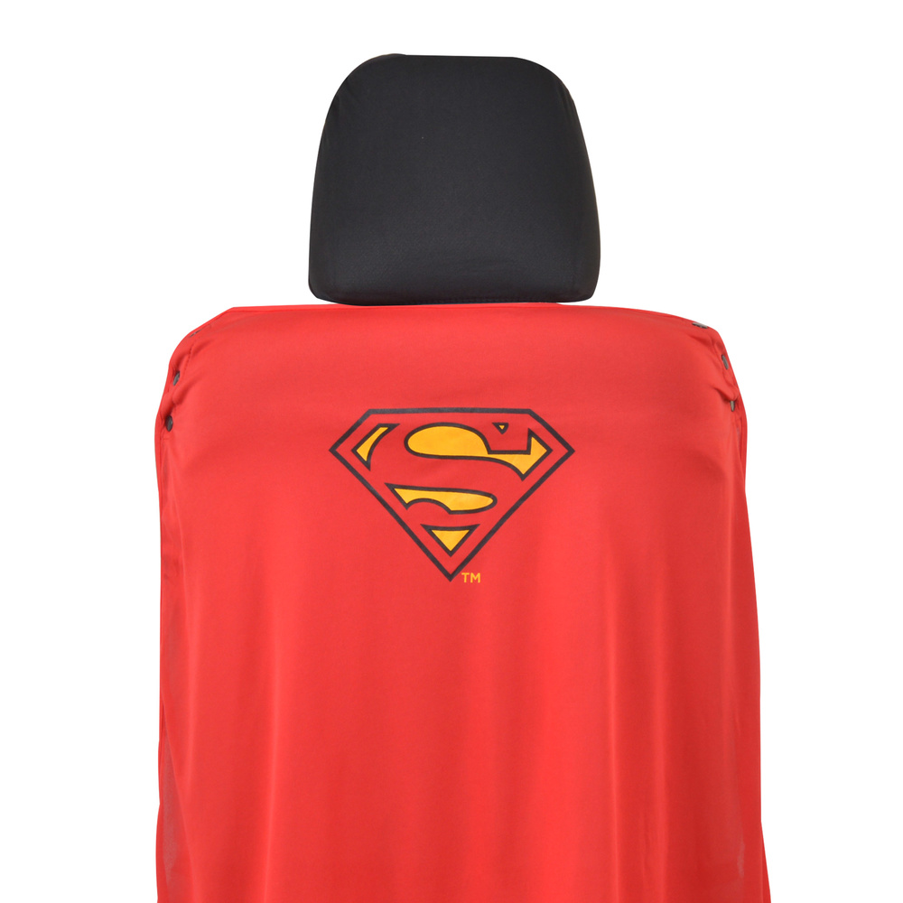 Official Superman Seat Covers – Full Set Front & Rear – Warner Bros. Original