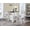 White, variant on Dining Sets Dante 36" Oak Finish 3-PC Counter Height Table Set,Kitchen Sets
