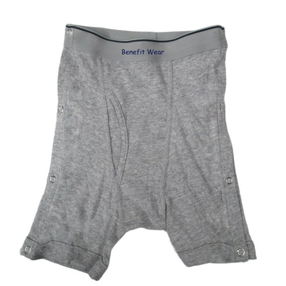 Boys Boxer Briefs with Side Snap Closures