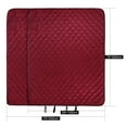 thumbnail image 3 of RedSwing Extreme Cold Camping Blanket with Sherpa Lining, Waterproof Camp Blanket to Keep Warm for Camping & Stadium, Machine Washable,79x 79in Red, 3 of 9
