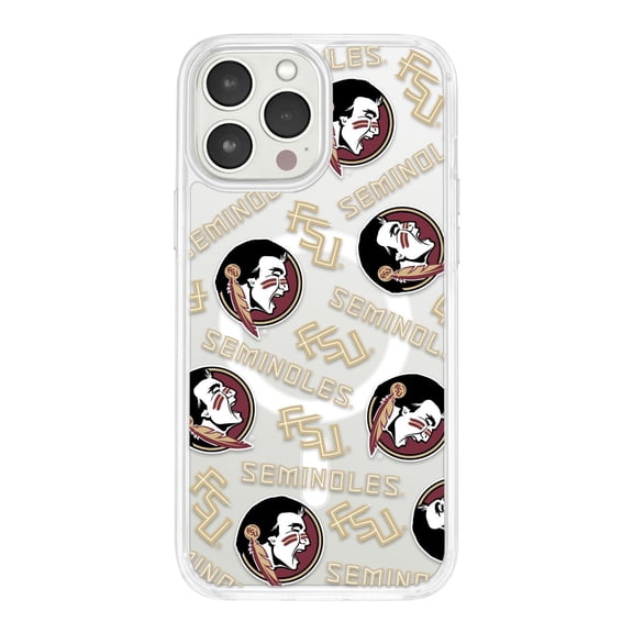 Florida State Seminoles HD Phone Case Compatible with MagSafe Apple iPhone 11 (Scattered) by Affinity Bands