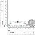 thumbnail image 2 of Gem Stone King 925 Sterling Silver Round White Zirconia Infinity Tennis Bracelet for Women By Keren Hanan (3.00 Cttw, Fully Adjustable up to 9 inch), 2 of 3