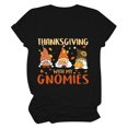 thumbnail image 2 of Ichuanyi Fall Pumpkin Women's Shirt Women Graphic Tees Funny Cute Short Sleeve Shirt Thanksgiving Halloween Gift Tops, 2 of 5