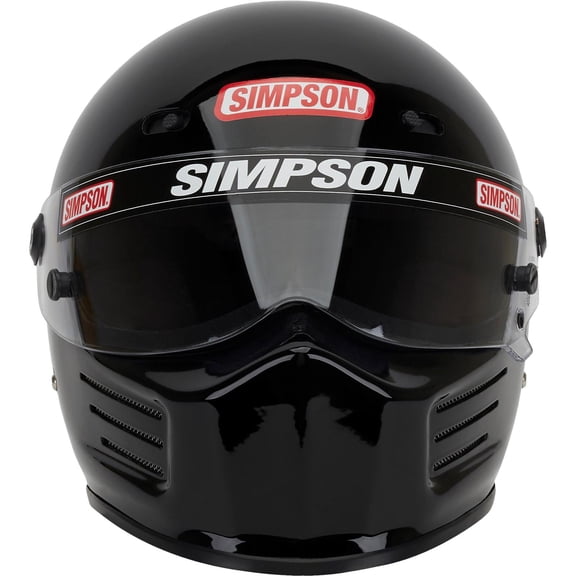 Simpson SA2020 Super Bandit Helmet, Matte Black, Large