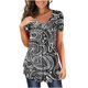 thumbnail image 1 of Blusa de manga corta con cuello redondo, informal, cómoda, a la moda para mujer OAVQHLG3B Store  lin121212, 1 of 3