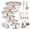 Khaki, variant on Mixing Bowls with Airtight Lids, 32Pcs Stainless Steel Nesting Non-Slip Bottoms Mixing Serving Bowls Set wtih 3 Grater & Tools Gadgets, 7/4/2.5/2.5/1.5/1QT Metal Salad Bowls for Mixing & Serving