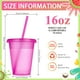 thumbnail image 4 of Vasos de plástico Sieral Kids con pajita y tapa, 450 ml, paquete de 15, 4 of 6