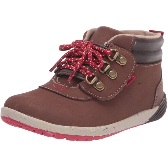 Merrell unisex child Bare Steps 2.0 Hiking Boot, Brown, 4.5 Little Kid US