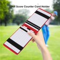 thumbnail image 2 of Score Counter Keeper Card Holder Regalo Accesorios Deportivos Con Lápiz (Negro) Yuarrent OD004880-00, 2 of 7