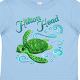 thumbnail image 4 of Inktastic Hilton Head Cute Sea Turtle with Waves and Bubbles Boys or Girls Toddler T-Shirt, 4 of 5