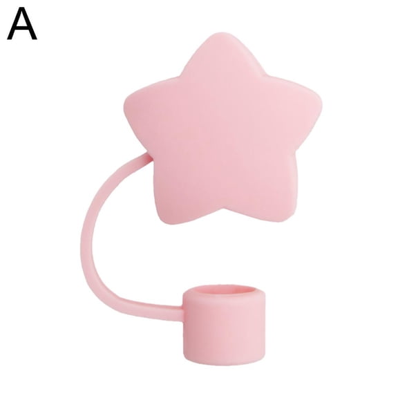 SXCRFKXH Cute Star Straw Covers toppers for Cup, Straw Caps for Cup 30oz 40oz Tumbler, Food Grade Silicone Straw Dustproof Straw Plug Accessories