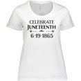 thumbnail image 3 of Inktastic Celebrate Juneteenth Women's Plus Size T-Shirt, 3 of 5