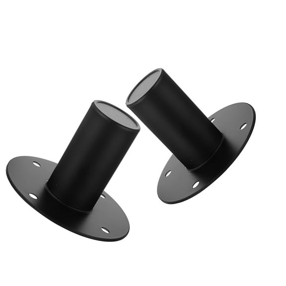 MLINS  2 Pcs Speaker Pedestal Accessory Brackets Mounted Floor Black