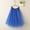 J-95 Blue, variant on Children And Solid Color Dance Dress Skirt