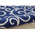 thumbnail image 4 of Eclectic Essentials Navy Bohemian Botanical Area Rug, 4 of 4