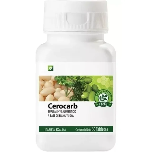 Suplemento Alimenticio a base de frijol y soya CEROCARB NUTRILITE Tabletas