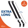 Safety Innovations Heavy Duty Anti-Tip Furniture and TV Straps, Black, 2 Piece
