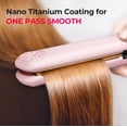 thumbnail image 2 of TYMO Plancha alisadora y rizador de pelo 2 en 1 con calentamiento rápido de 10 s, rizador alisador profesional de titanio de 1 pulgada con 32 temperaturas ajustables y apagado automático, 2 of 5