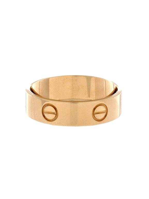 Pre-Owned Astro LOVE Ring 18K Yellow Gold 5.5mm By Rebag