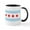 White/Black Inside, variant on CafePress - Chicago Flag Mug - 11 oz Ceramic Mug - Novelty Coffee Tea Cup